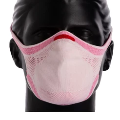 Máscara Fiber Knit de Proteção 3d Reutilizável Com Refil - Rosa
