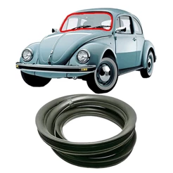 Borracha Parabrisa Fusca Com Friso 1959 a 1996 Premium