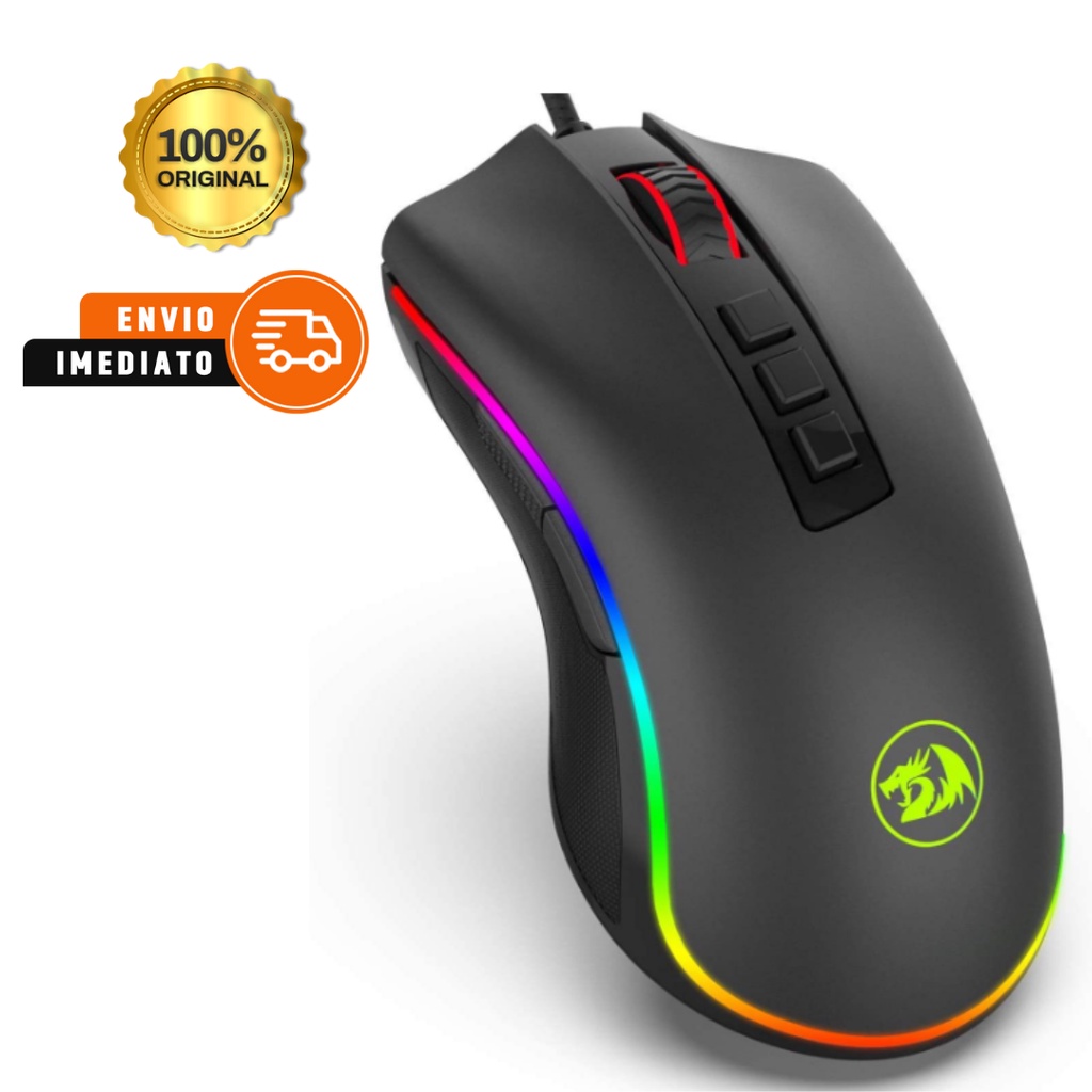 Mouse Gamer Redragon Original Cobra Chroma M711