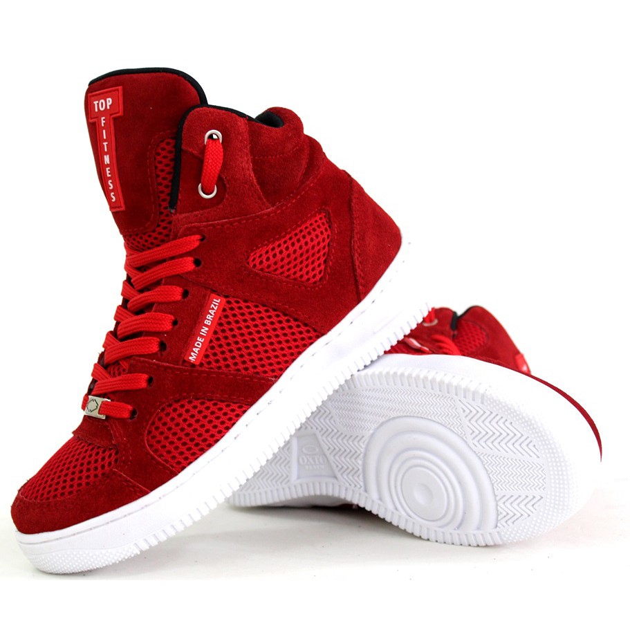 tenis vermelho botinha
