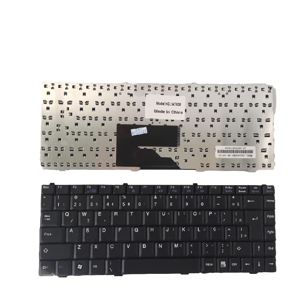 TECLADO  P/ NOTEBOOK ITAUTEC W7630 W7635 W7645 W7650  W7655 BR