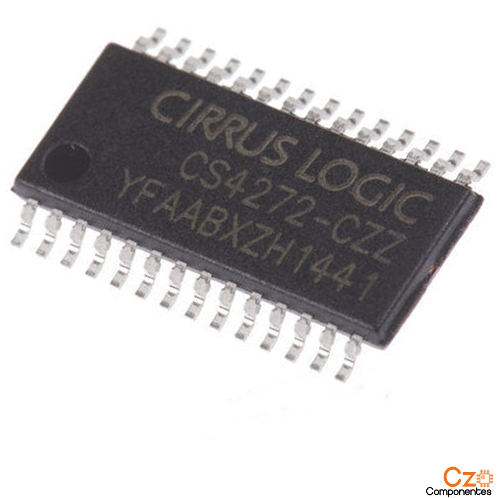 Ci Cs4272 Cs4272czz 24 Bit Audio Codec Cirrus Logic Shopee Brasil
