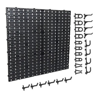 Painel Para Ferramentas Em Plástico Perfurado Preto - Organizador em Oferta na Shopee