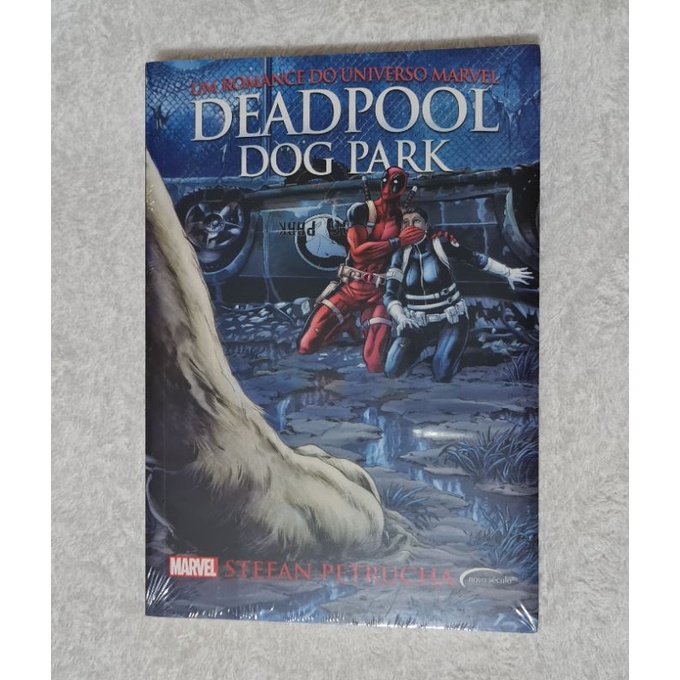 Livro DeadPool Dog Park + Marcador de Livro