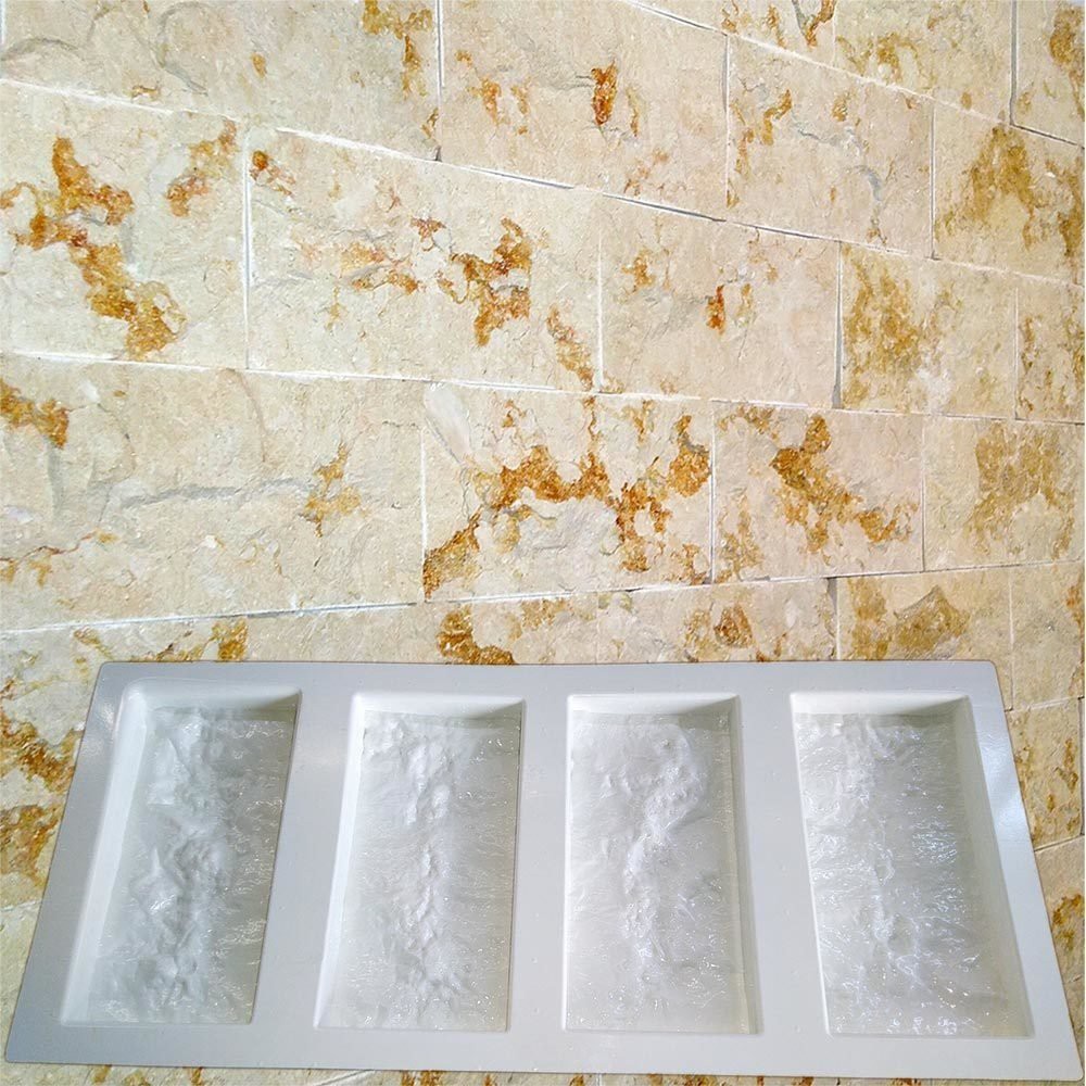 Forma 3d Gesso Tijolo Egípcio 20x10cm Abs 2mm Molde Para Gesso/cimento 3d IN273