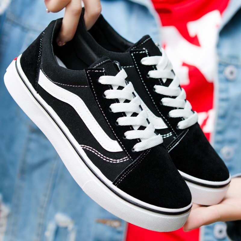 vans old skool no pé