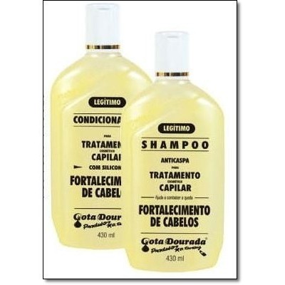 Kit 4 Shampoo Anticaspa Gota Dourada 430ml Cada