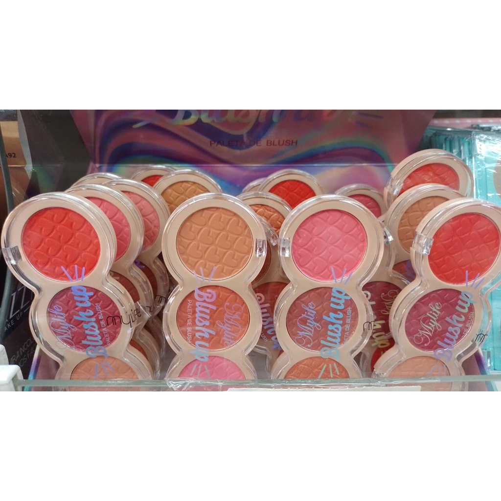 Paleta de Blush Blush Up Mylife Shopee Brasil