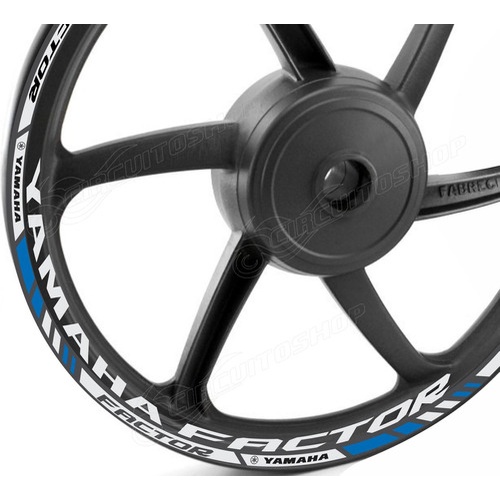 Friso + Adesivo Refletivo M2 Roda Moto Yamaha Factor 125 150
