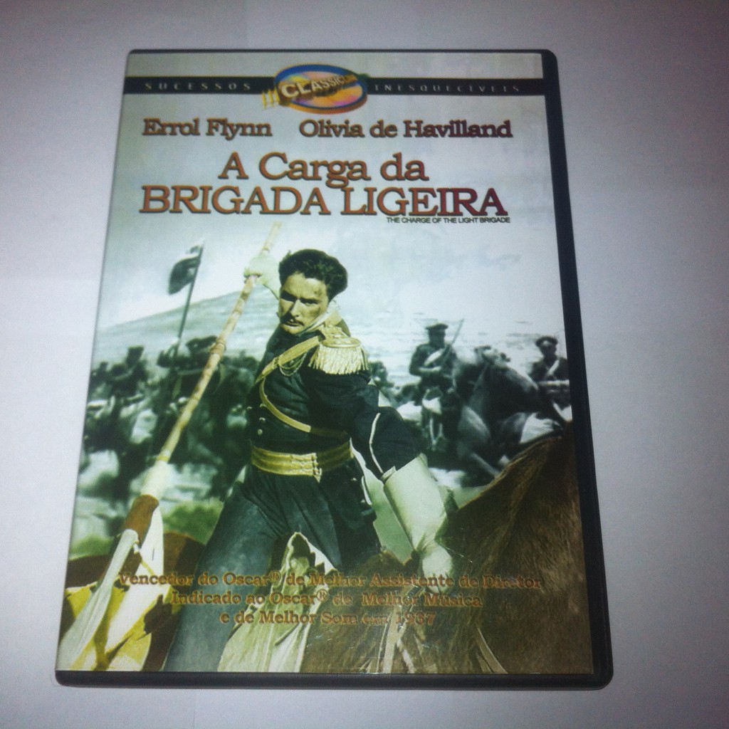 Dvd - A Carga da Brigada Ligeira - 1936 - Errol Flynn - Olivia de Havilland