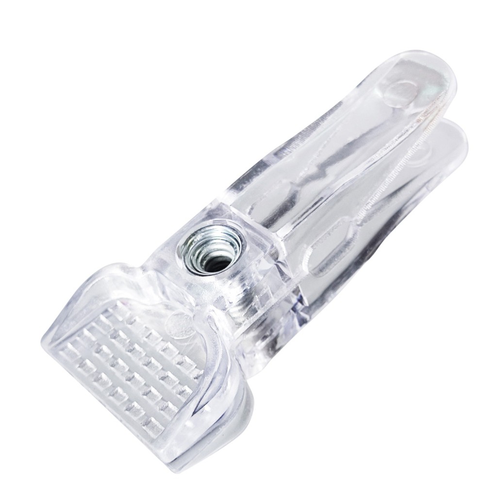 100 Presilhas Acrílico Cristal Transparente p/ Cabides em Oferta na Shopee