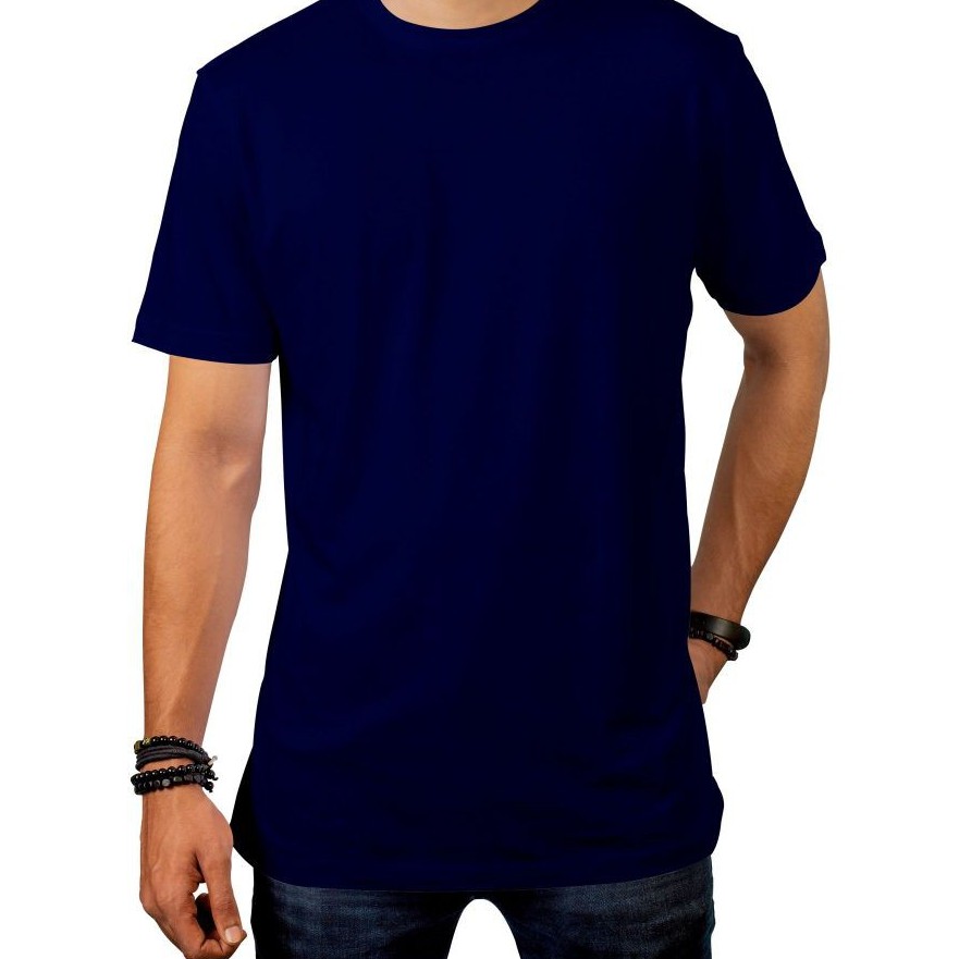 Camiseta Masculina e Femenina Lisa Básica Premium 100% Algodão - Azul  Marinho | Shopee Brasil