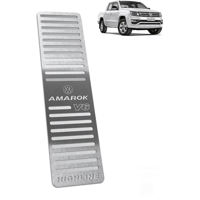 Descanso de Pé Amarok V6 Highline 10/.. - Aço Inox