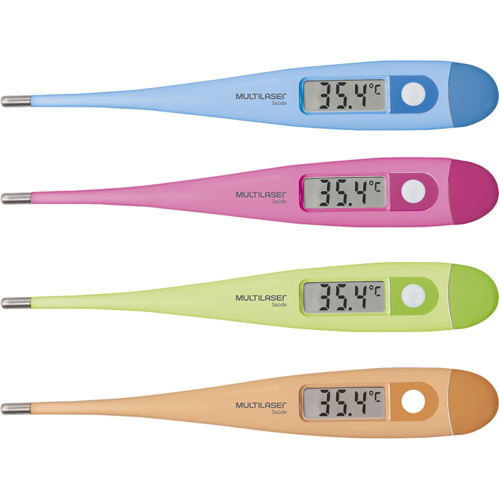 Termômetro Clinico Digital Multilaser - medidor verificado Inmetro cores sortidas