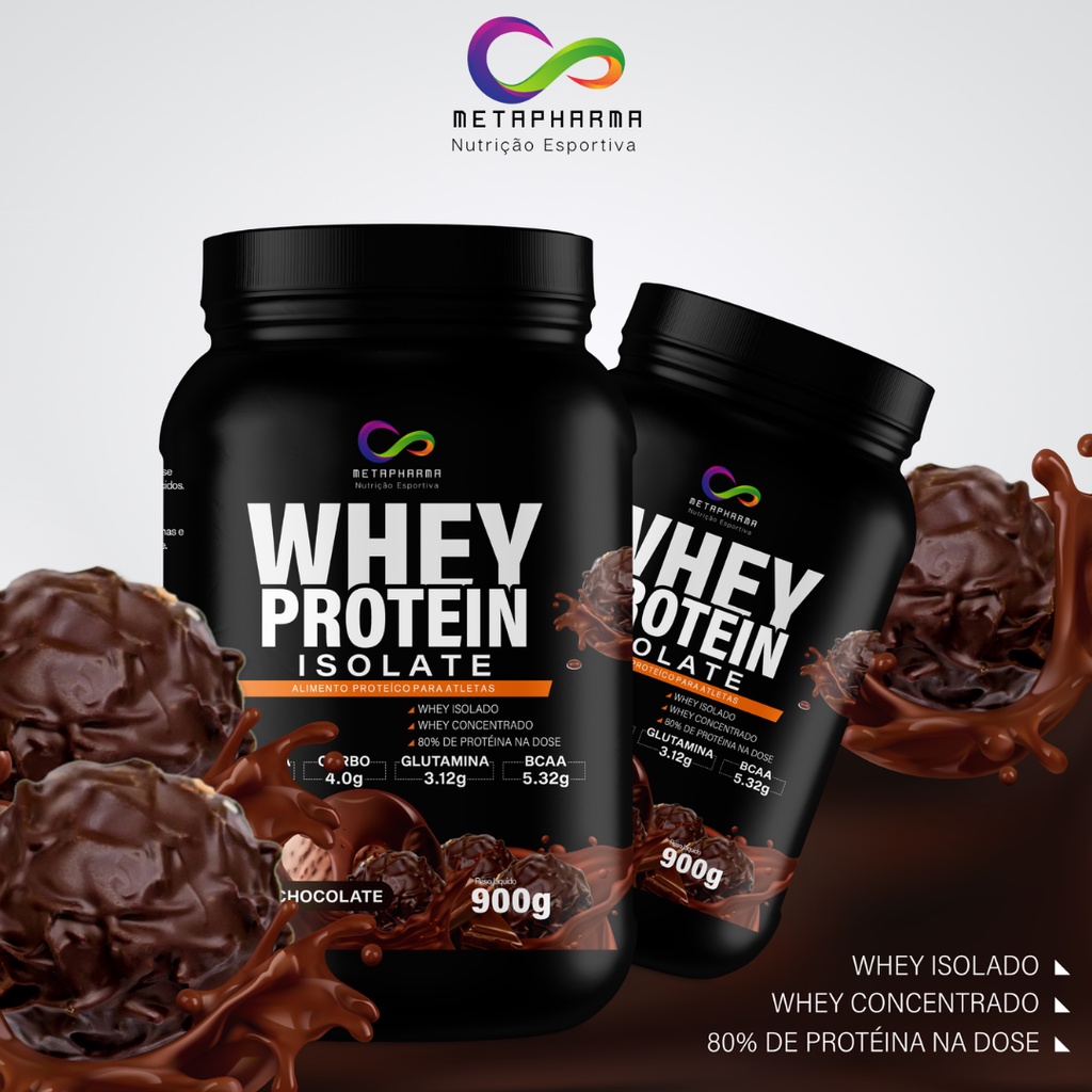 WHEY PROTEIN META SUPLEMENTOS ISOLATE chocolate | Shopee Brasil