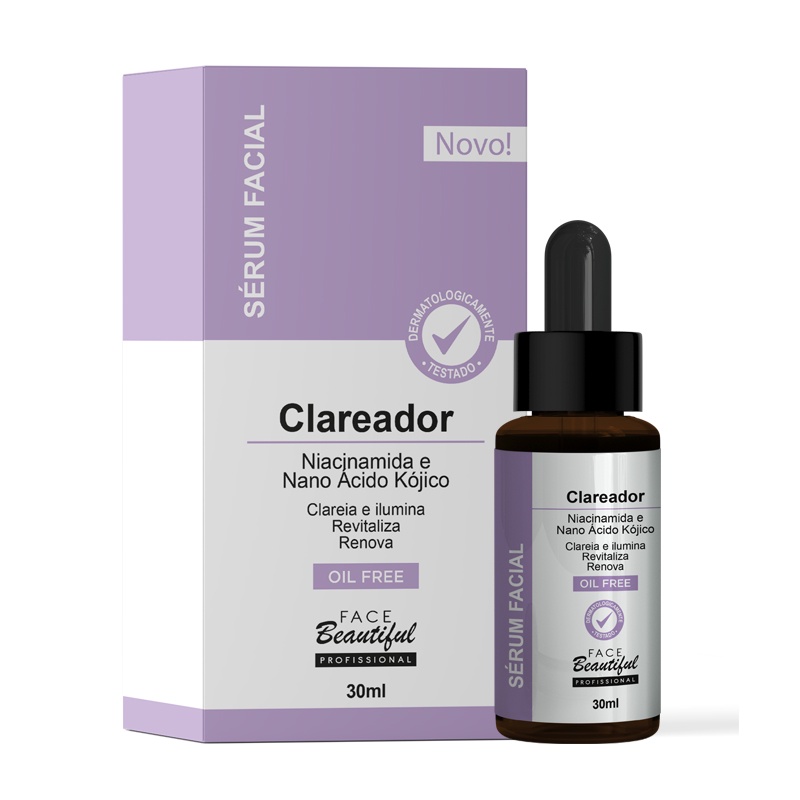 Sérum Facial Clareador Oil Free Face Beautiful 30ml em Oferta na Shopee