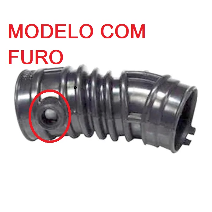 Mangueira do Filtro de Ar ao Tbi Corpo borboleta Com Furo para Sensor Corsa Wind Super wagon Pick-up Celta