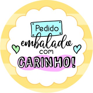 50 Adesivo Redondo Etiqueta Selo em Oferta na Shopee