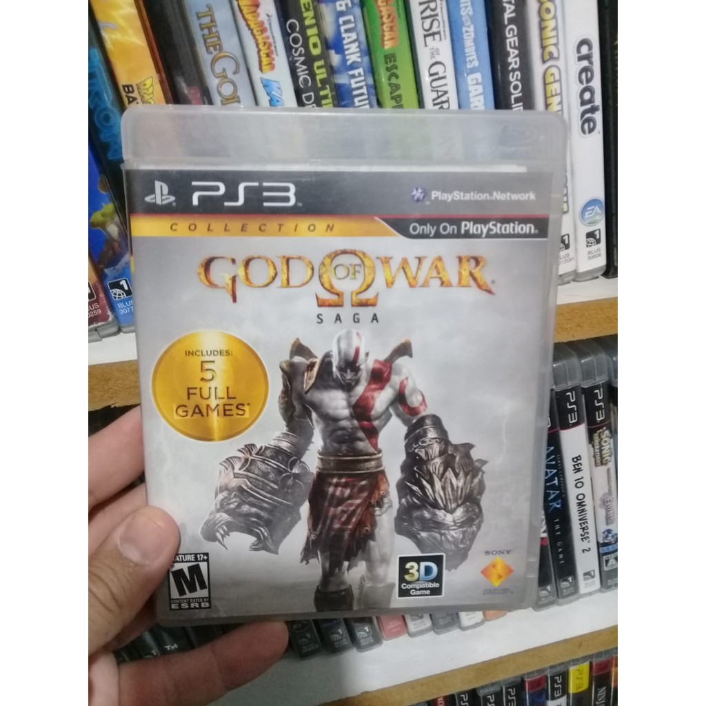 GOD OF WAR COLLECTIONS JOGO PS3 MIDIA FISICA - Escorrega o Preço