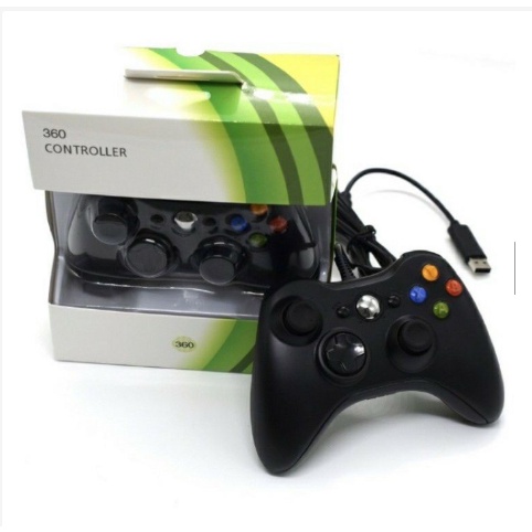 Controle De Xbox 360 Com Fio Para Video Game e PC/ Fat E Pc Joystick yihan