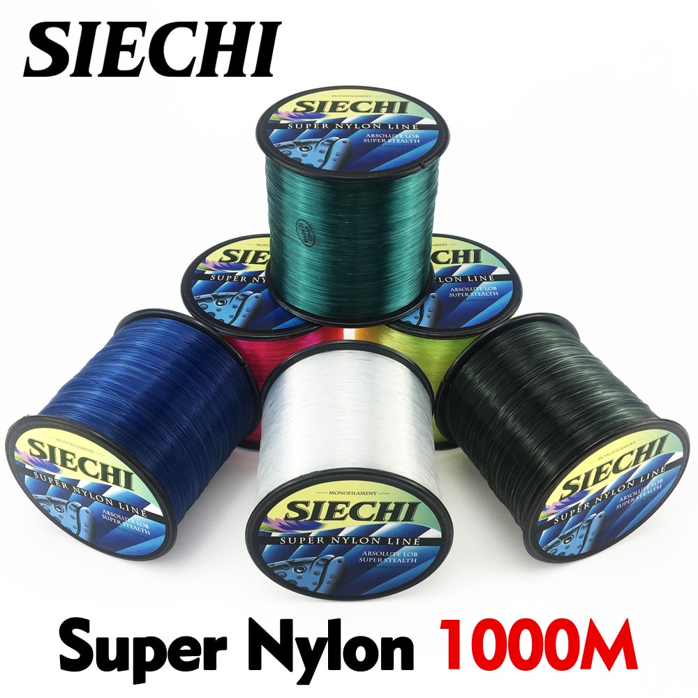 SIECHI Linha De Pesca De Náilon Monofilamento De 500M Super Forte Resistente Ao Uso 4,4lb-28,6lb Japão