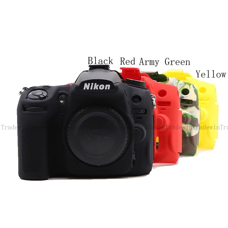 Capa De Corpo De Câmera De Borracha De Silicone Macio Nikon D7000