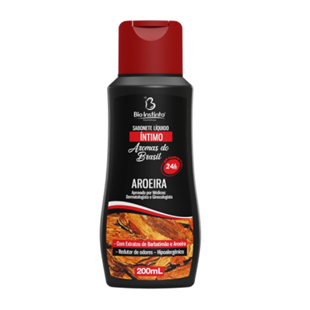Sabonete Líquido Íntimo Aroeira 200ml - Bio Instinto em Oferta na Shopee