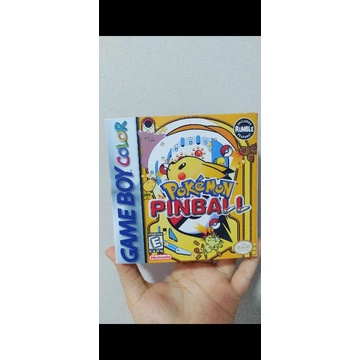 caixa repro com berço pokémon pinball game boy color gbc retro