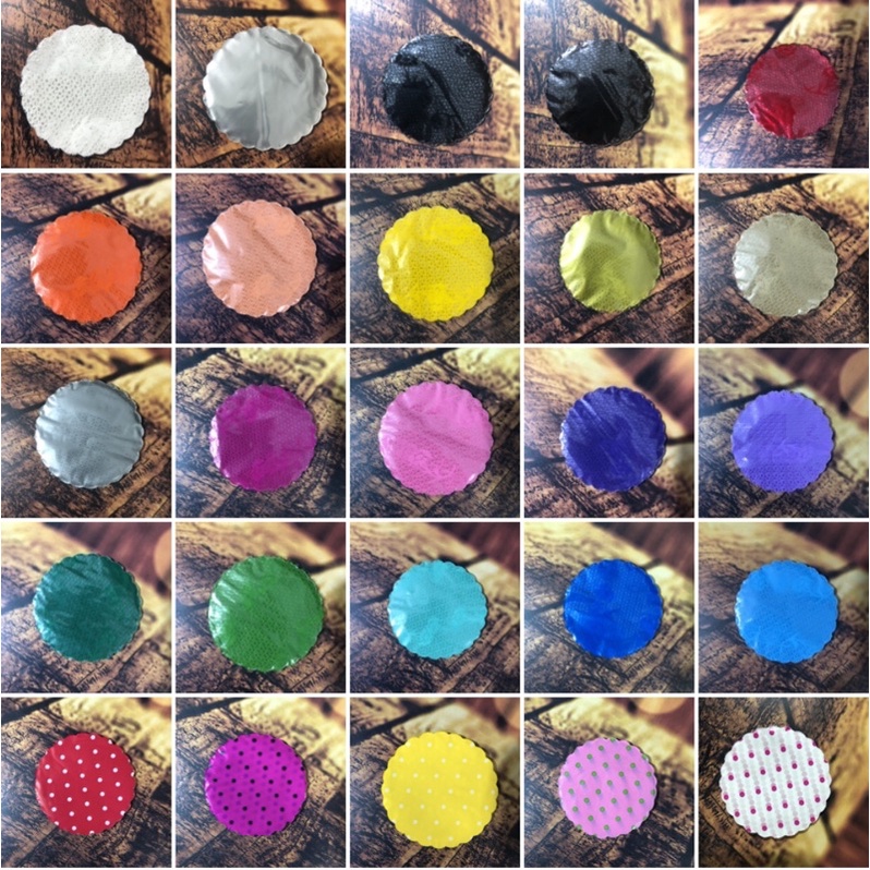 100 Tapetinhos Para Doces 9 Cm Rendado GRANDE Fundinho Para Doces - Home & Living