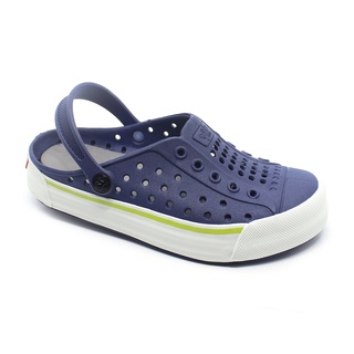 Babuche Sandália Chinelo Plugt Adulto Feminino Masculino Joy Revirão Azul Marinho