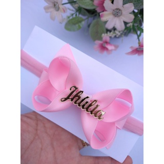 Mini boutique tamanho M_Laço personalizado Faixa meia de seda_UNIDADE em Oferta na Shopee