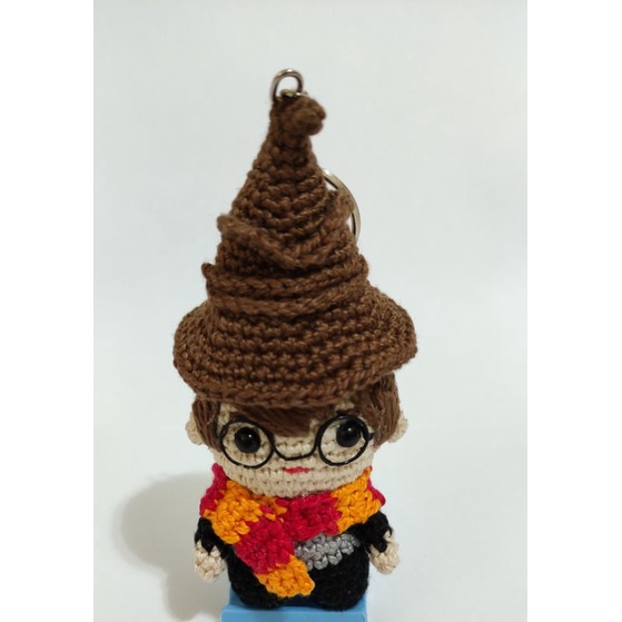 Harry Potter amigurumi chaveiro de crochê