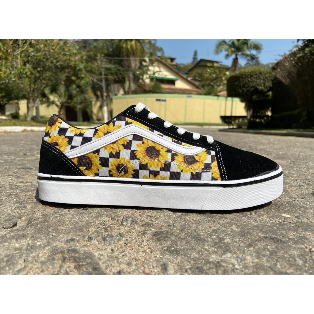 vans girassol amarelo