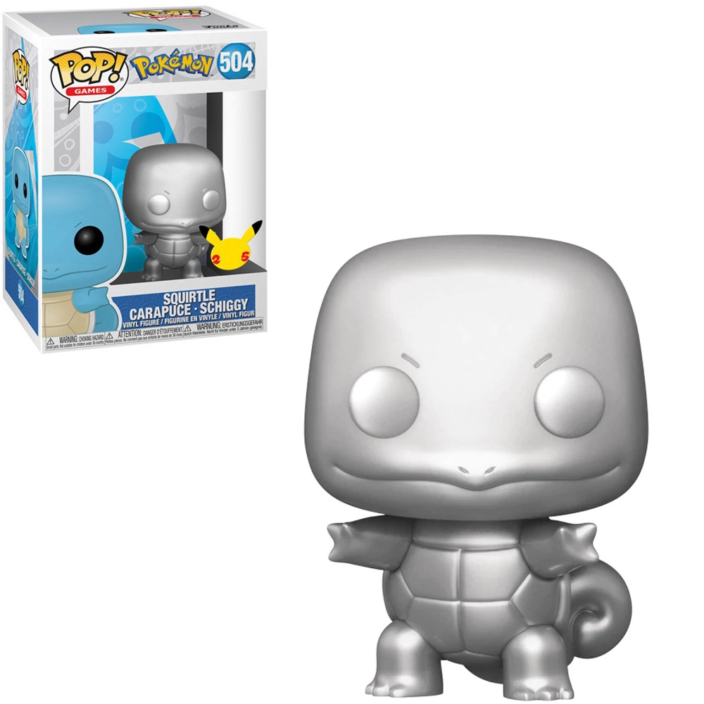 Funko Pop! Pokémon Squirtle Carapuce - Figurine Vinyle 9,5 Cm - Idée Cadeau Officielle Pour Fans