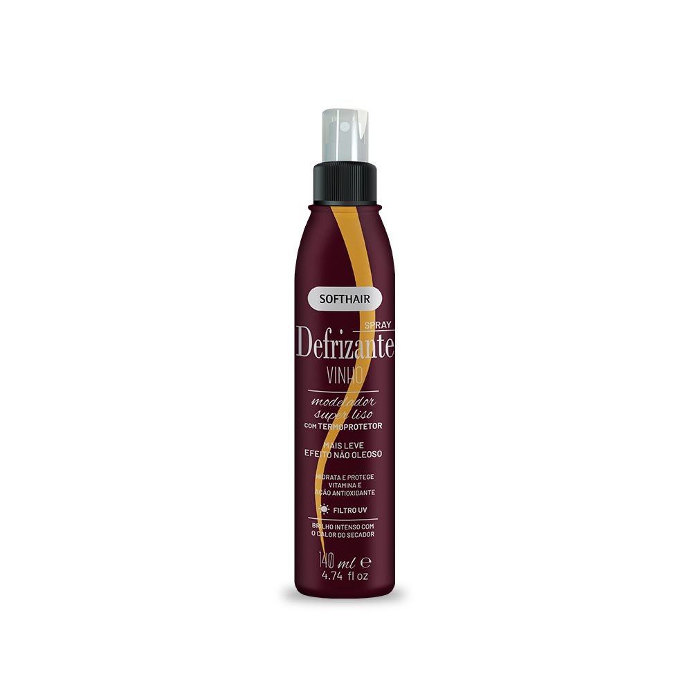 Spray Defrizante Vinho Soft Hair 140ml em Oferta na Shopee