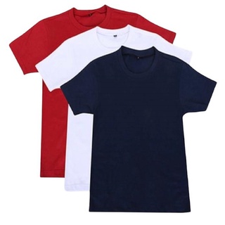 Camisa Basica Infantil 100%algodão Fio 30.1