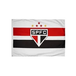 Bandeira Oficial do São Paulo 68x98cm Dupla Face 1,5 Panos