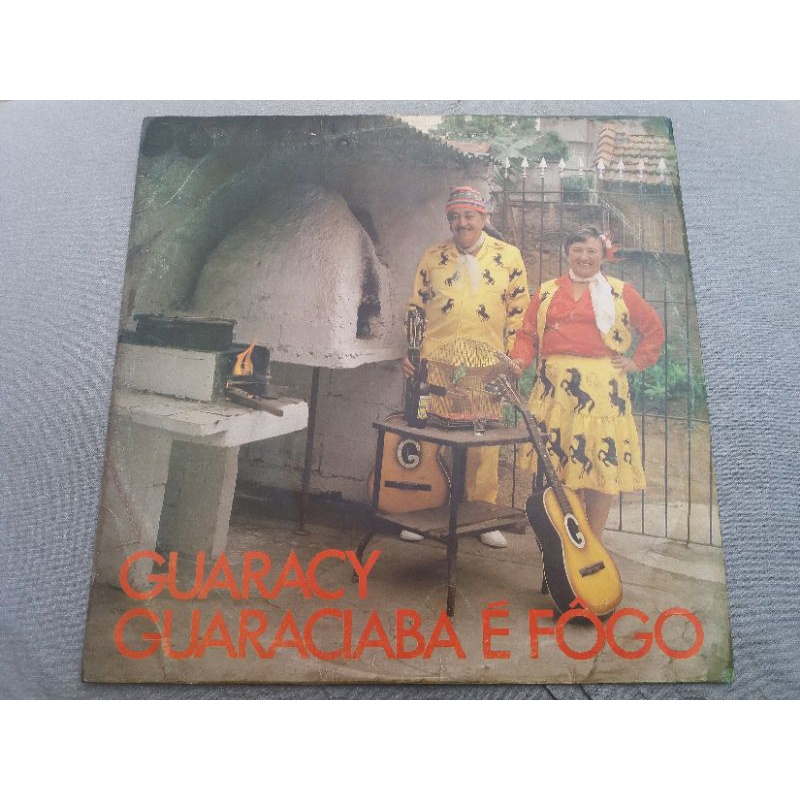 Lp Disco Vinil Guaracy E Guaraciaba - É Fogo - Bate Espora