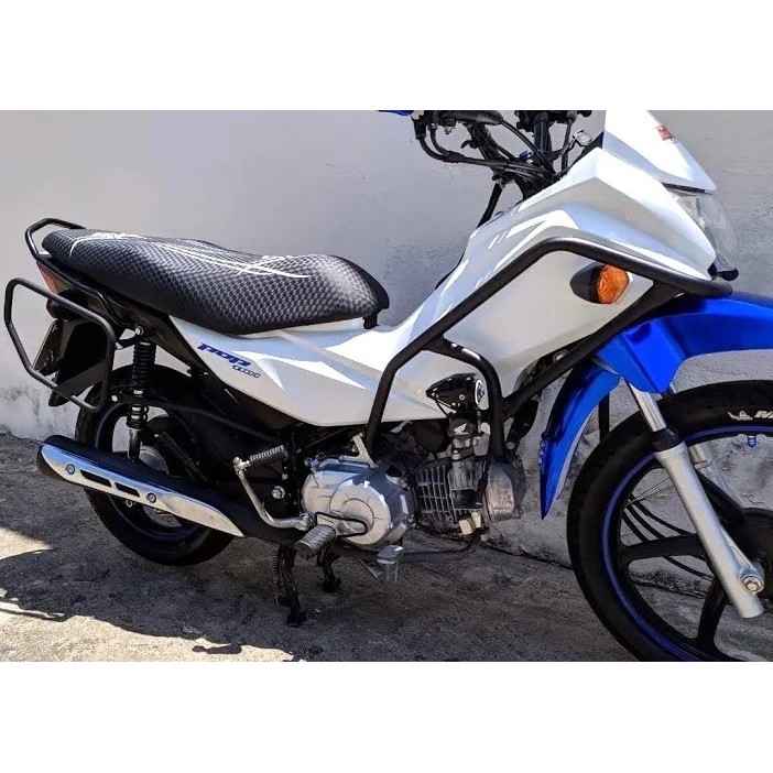 Protetor Motor Carenagem Wheeling Grau Honda pop 110 110i preto - Escorrega  o Preço