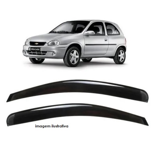 Jogo Calha De Chuva Defletor Corsa Hatch 1994 a 2001 E Pick-Up Corsa 1994 a 2003 - 40.004A