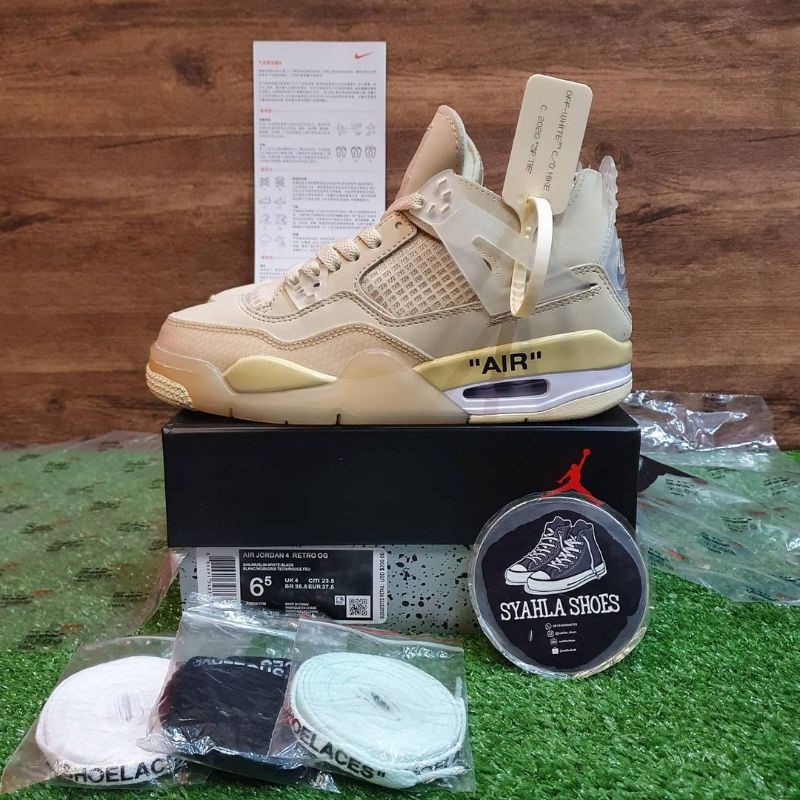 jordan 4x off white