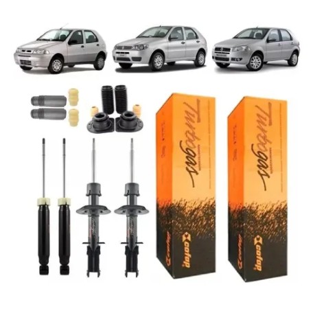 4 Amortecedor + Kit Dianteiro +traseiro Palio Fire 2009 2010 em Oferta na Shopee