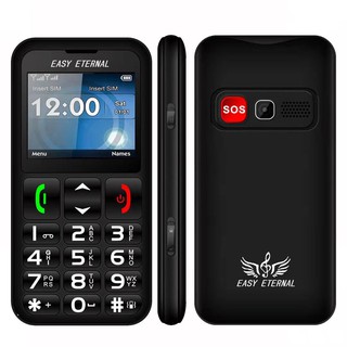 Celular Para Idoso Botão Sos Rádio Fm Ee110 Preto Easy