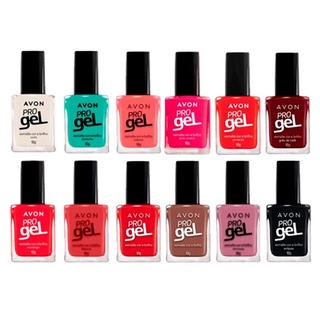 Esmalte Avon Cor e Brilho Pro Gel 10g e Cobertura Brilhante Escolha a cor