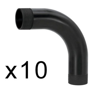 10un Curva Pvc Eletroduto Rígido Antichama 3/4 C/rosca