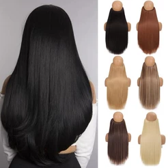 Aplique Tic-Tac Liso Extession Hair 65cm Lindíssimo Aceita Prancha
