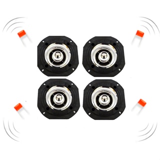 KIT 4 Super Tweeter Cromados 120W RMS Sturdy em Oferta na Shopee