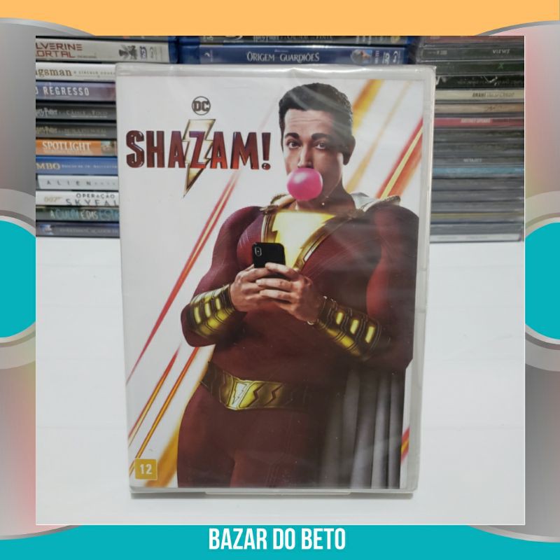 DVD Filme Shazam (Lacrado)(LEIA A DESCRIÇÃO)