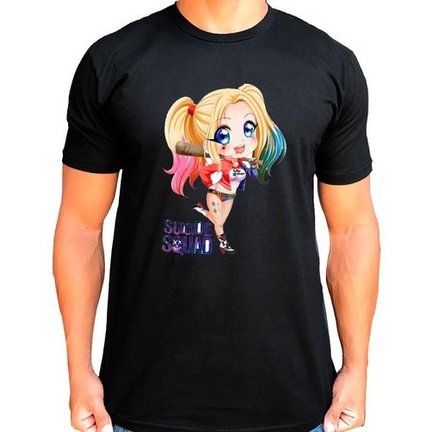 Camiseta Camisa Arlequina Esquadrão Suicida Filme Harlei Qui