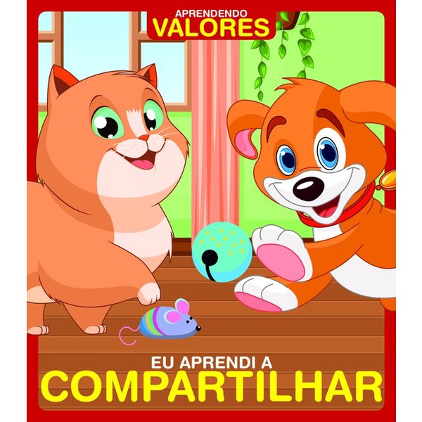 Aprendendo Valores - Eu Aprendi a Compartilhar em Oferta na Shopee